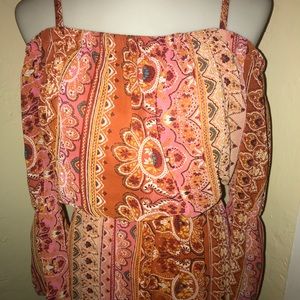 Bohemian off the shoulder dress